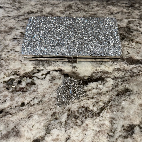 Silver Rhinestone Clutch - Picture 5 of 5